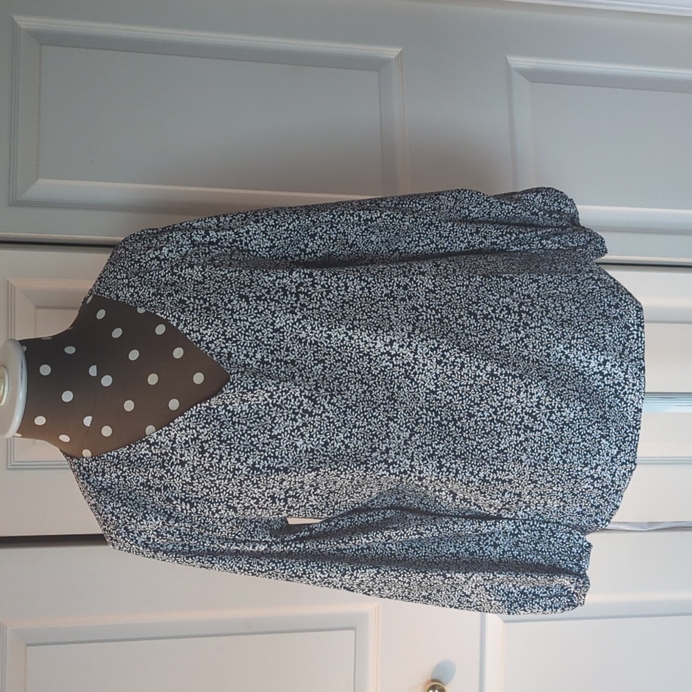 Women's Floral Balloon Sleeve Blouse